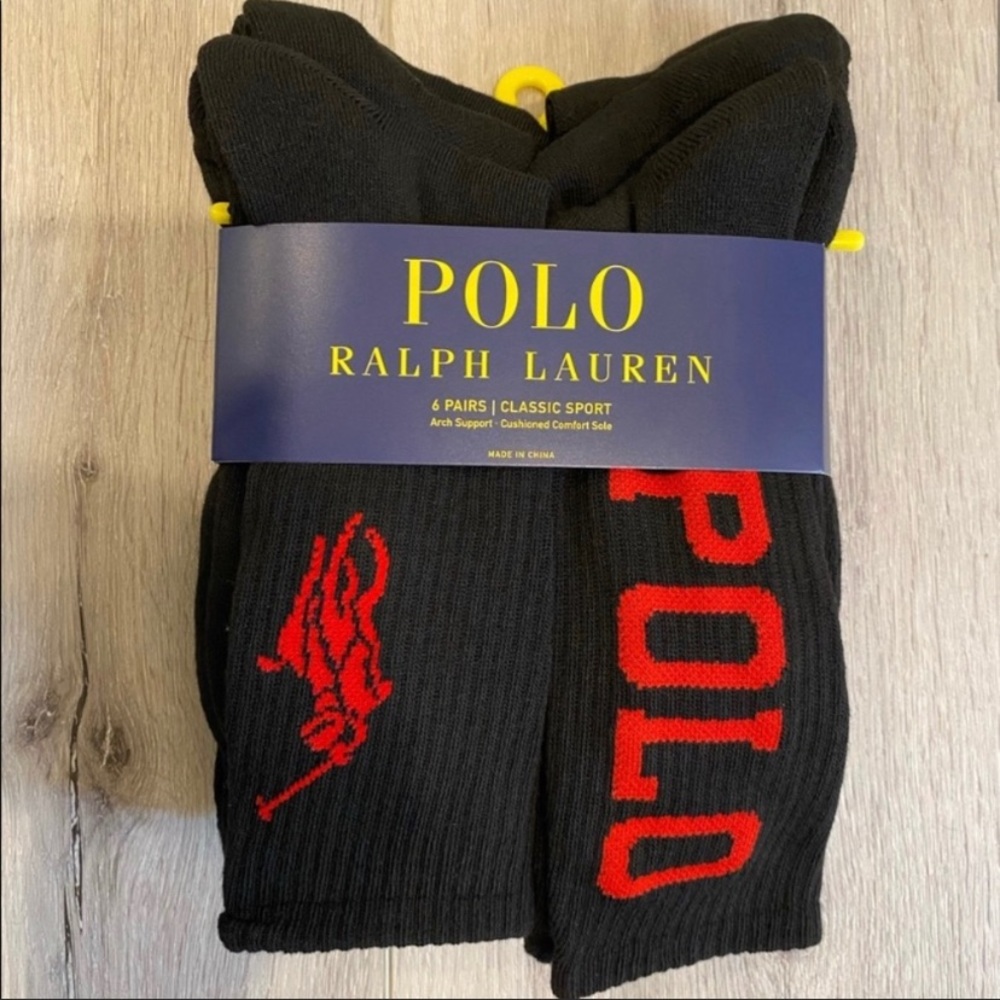 Polo Ralph Lauren Big Pony Classic Sport Crew Socks